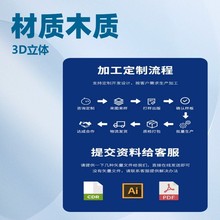 爆文创学校企业城市旅游激光切割雕刻产品创意礼品木质工艺品定制