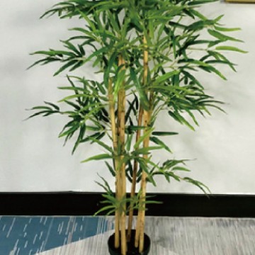 Simulación de plantas de bambú, decoración del hogar interior y exterior, paisajismo, plantas artificiales en macetas, decoración de jardín de hotel de bambú falso, plantas en macetas