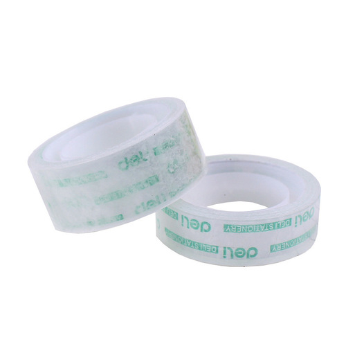 Deli transparent stationery glue transparent tape office small tape paste small wholesale student stationery tape correction tape