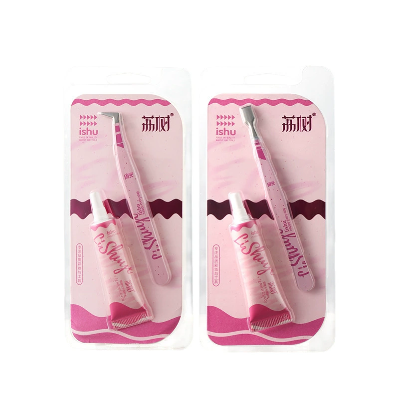 荔树 Professional highly precise disposable false eyelashes, tweezers, set