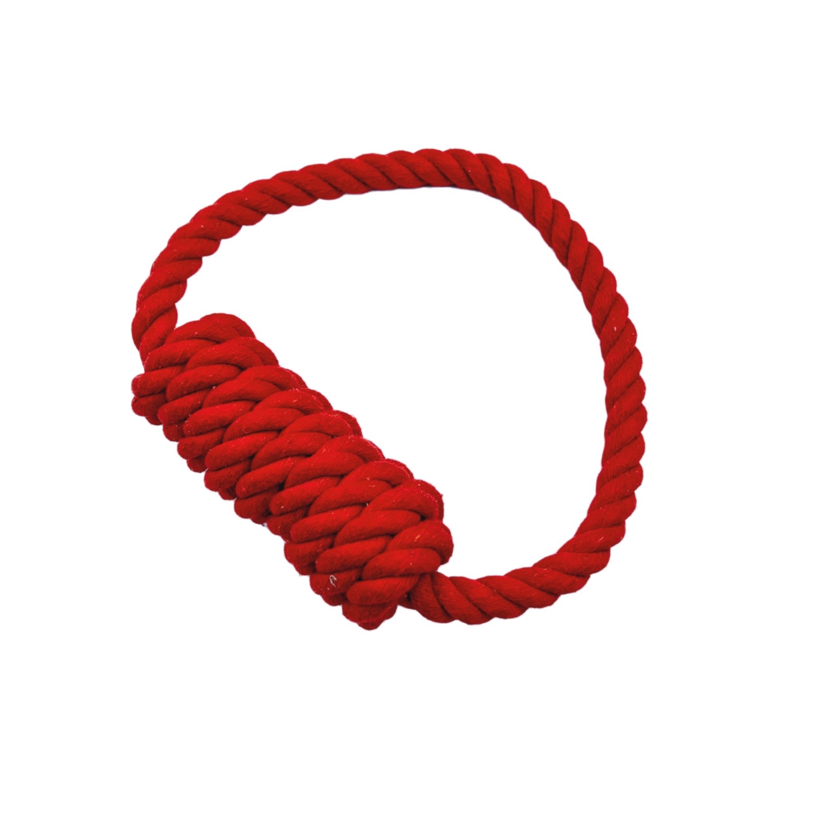 Nuevo Amazon perro cuerda de algodón de juguete cuerda de algodón anillo de tracción nudo molares resistentes a la mordedura de perro mediano y grande suministros para mascotas