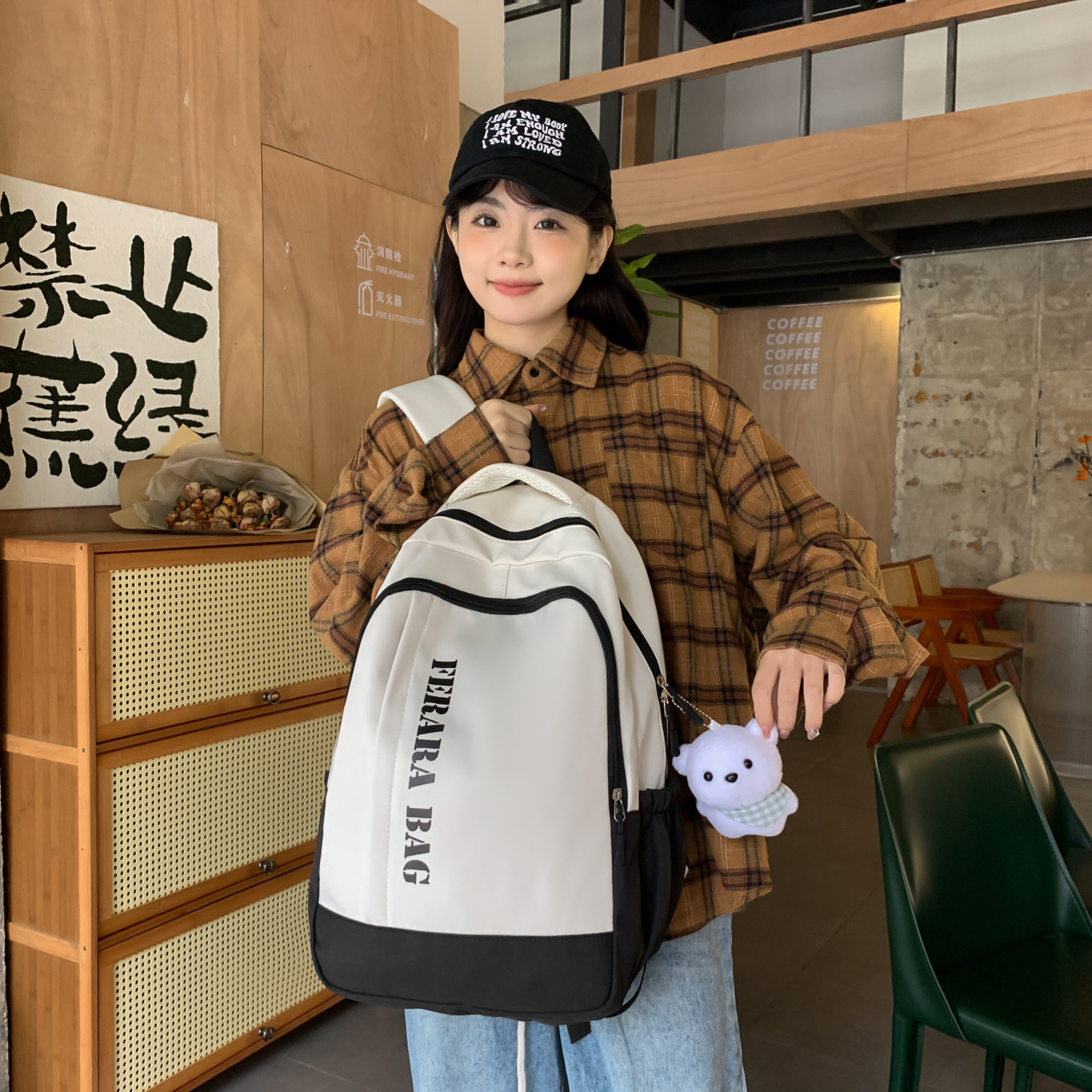 Nuevo color combinado bolsas escolares de estudiantes deportivas de ocio viajes de alta capacidad mochila de moda logotipo imprimible al por mayor