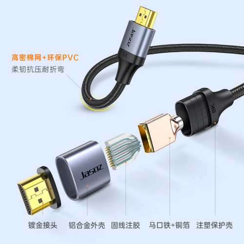 hdmi cable version 2.1 8K cable 60Hz computer TV monitor projector connection cable hdmi high-definition cable cable