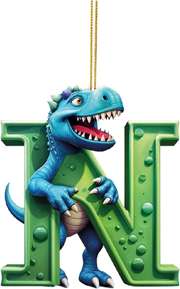 Dinosaurio 26 letras inglesas deformación de números deformación de juguetes de dinosaurio ABCD