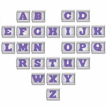 �¿�����ɫӢ����ĸDIY�����ģ�K��� Italian charm bracelet