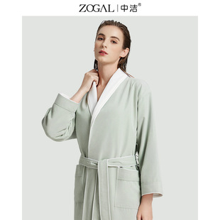 C^Bathrobe Women's Autumn and Winter 2024 New Five-Star Hotel Men's Long Water-Absorbent Quick-Drying Adult Bath