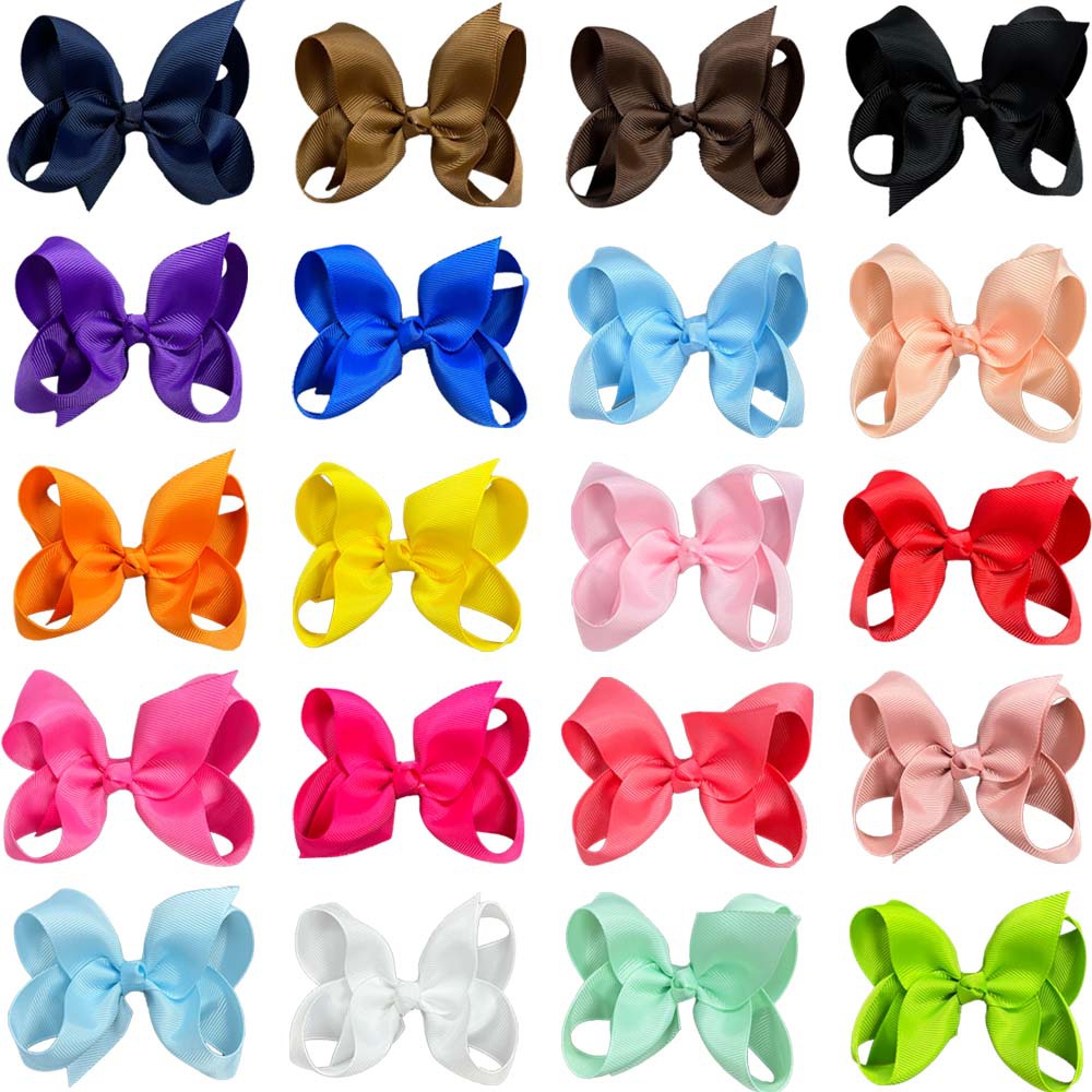 Sweet Stripe Bow Knot Cloth Hair Clip 1 Piece display picture 3