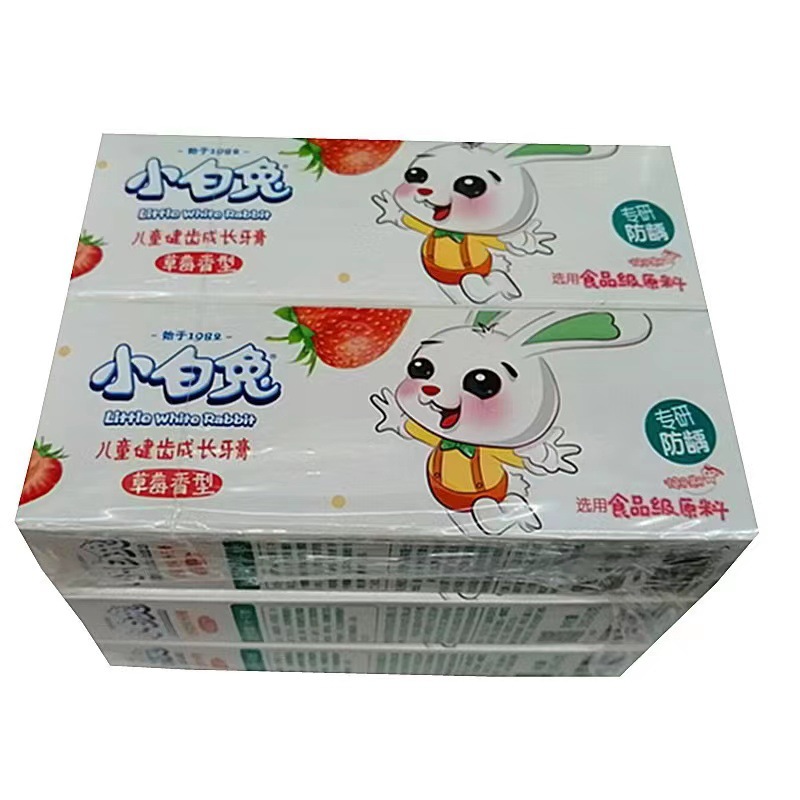 White Rabbit Children's Toothpaste for 6-12 Year Olds, Baby & Toddler, Decay Prevention, Tooth Protection, Low Foam, Solid Tooth Cleaning Care