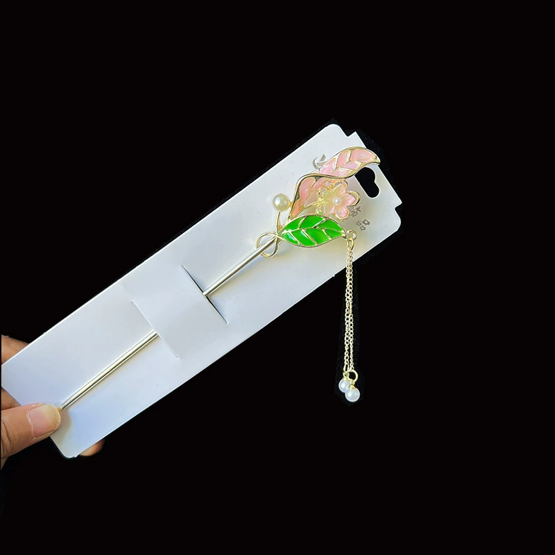 Hairpin Hanfu заколка для волос, орхидея цветочный декоративный аксессуар для волос, простая элегантная китайская стиль