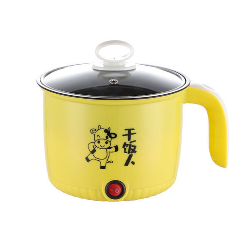 Multifunctional electric cooking pot, non-stick pot for student dormitory, steamer, small electric pot, plug-in electric heating and cooking integrated pot, factory direct sales