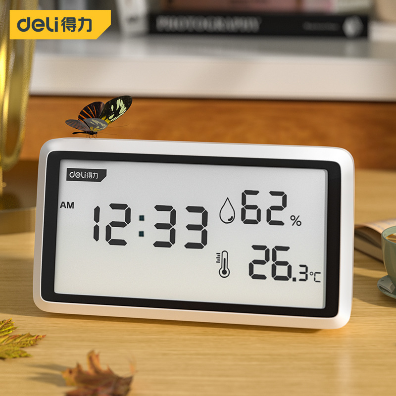 得力工具 温度计室内家用高精准度电子数显婴儿房 DL336001 2 3