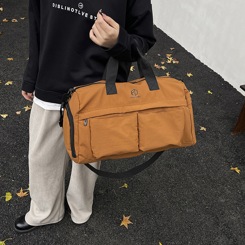 Cross-Border Autumn and Winter Multifunctional Outdoor Waterproof Fitness Bag Large Capacity Sports Bag Lightweight Women's Portable Crossbody Bag