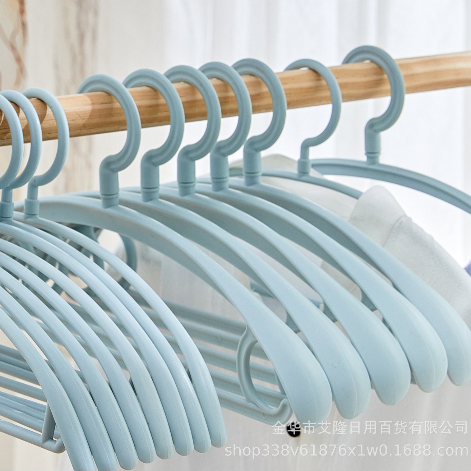 Directo de fábrica de hombro ancho percha de ropa de plástico sin costura hogar húmedo y seco percha de ropa de doble uso percha de ropa