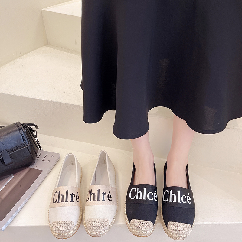 Chaussures de pêcheur pour femmes, mocassins de Style Harajuku Ins, Alphabet coréen, décontractés, plats, paresseux, nouvelle collection automne_voghion.com