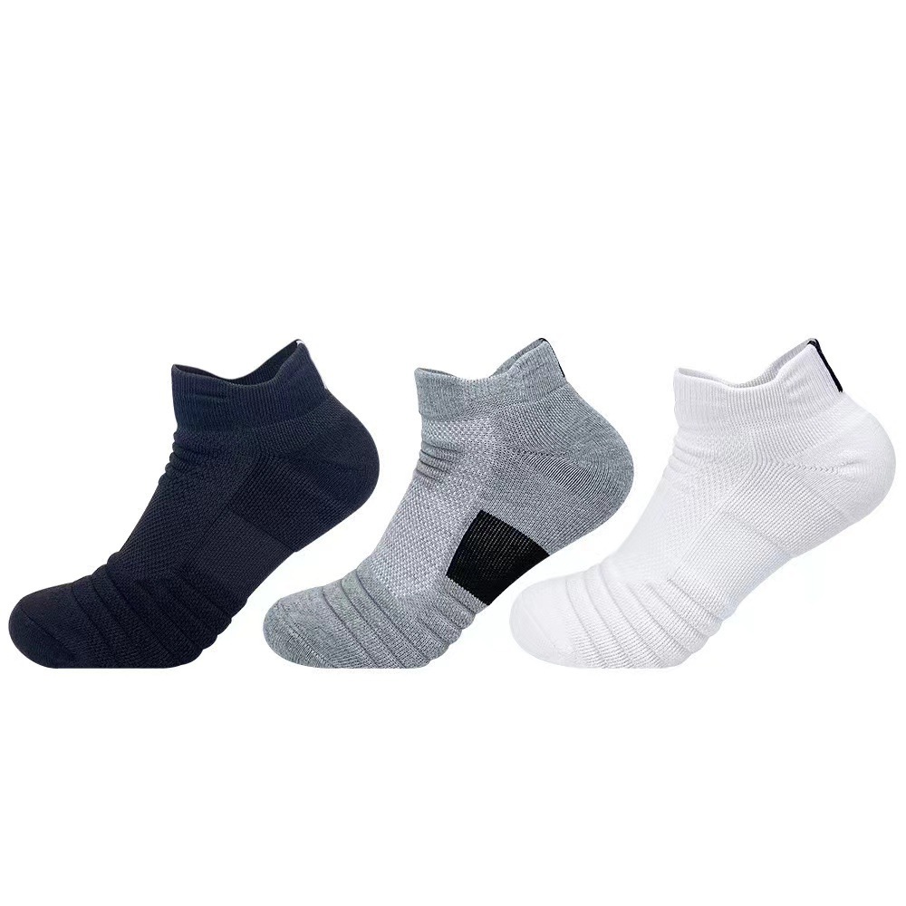 Basketball Socks Professional Sports Socks Men's Short Mid-Tube High-Top Towel Bottom Thickened Shock-Absorbing Anti-Slip Zhuji Running Socks