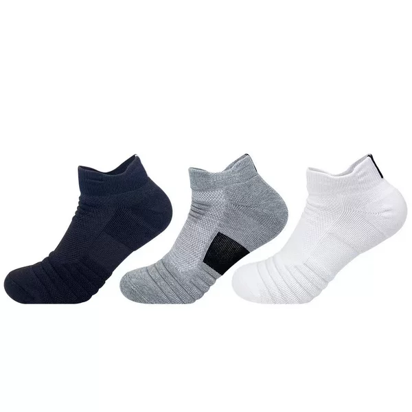 Basketball Socks Professional Sports Socks Men's Short Mid-Tube High-Top Towel Bottom Thickened Shock-Absorbing Anti-Slip Zhuji Running Socks