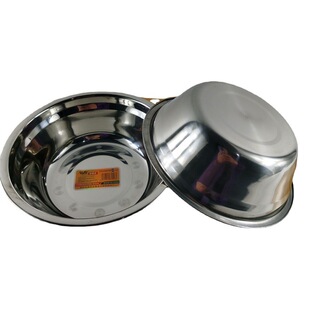 Wholesale Shangjiahui 20cm-26cm thick non-magnetic soup basin household stainless steel basin five yuan store general merchandise