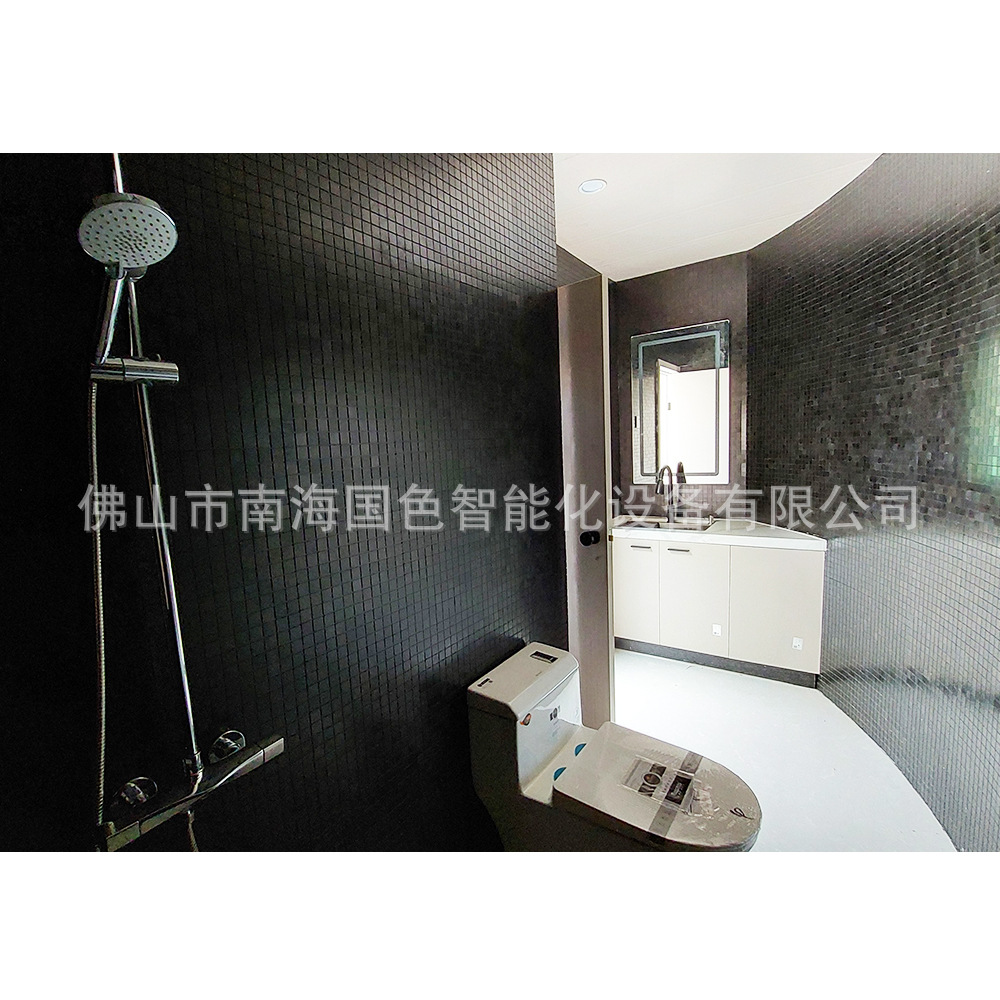 Casa de madera redonda de acero ligero Villa Sunshine Room punto escénico vacaciones B & B contenedor estructura de acero Villa cápsula espacial Hotel