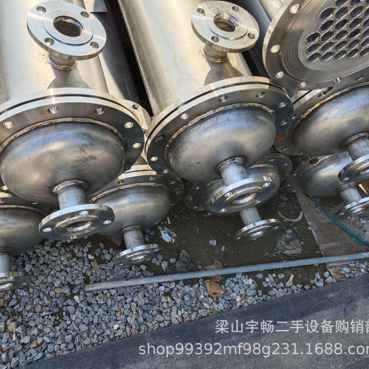 二手不锈钢冷凝器 304 316不锈钢冷凝器 列管换热器