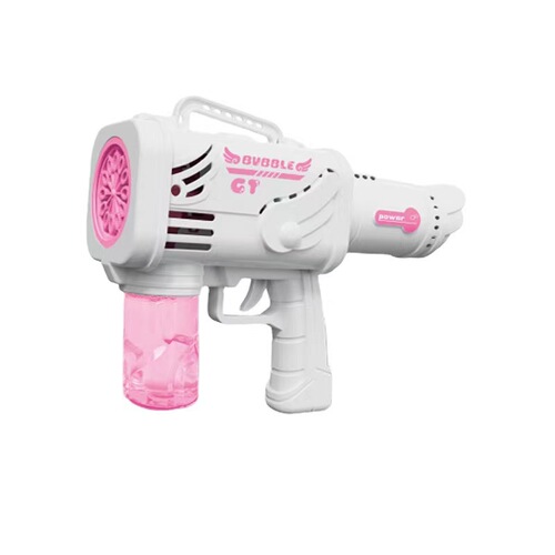 Bubble Gun Handheld Electric Space Multi-Hole Bubble Gun New Children's Automatic Bubble Machine Wholesale on a Ststand