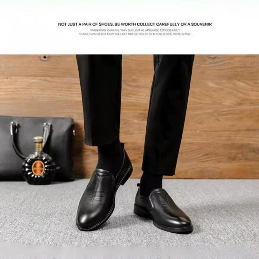 828201 кожаная мужская кожаная обувь производитель