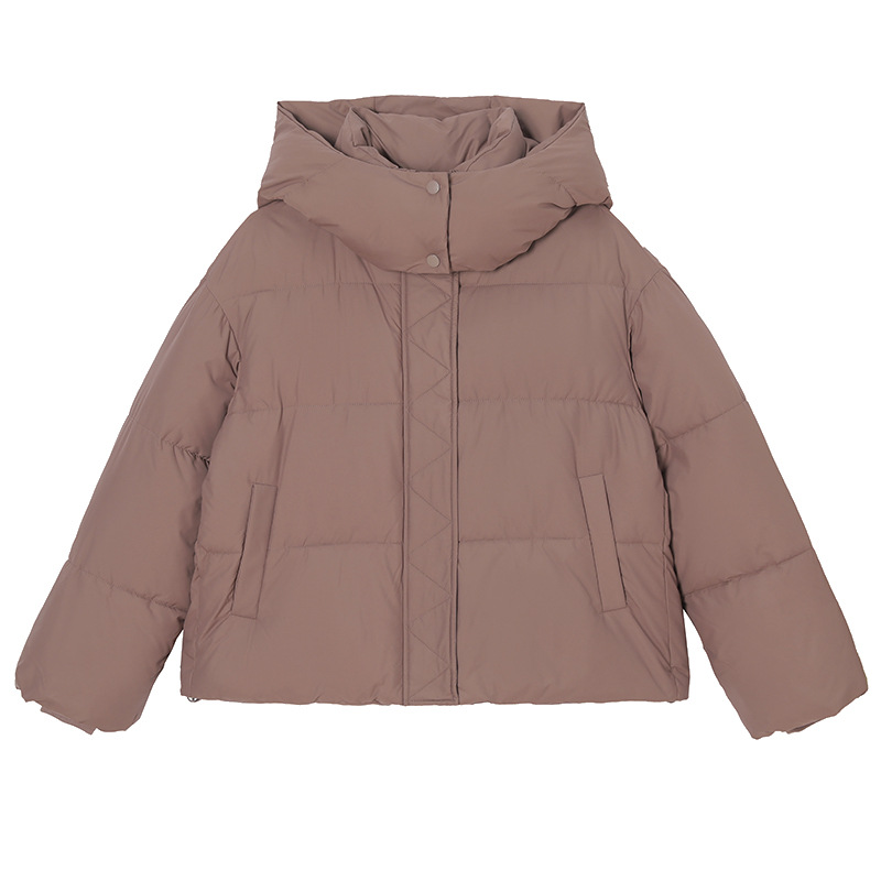 Invierno nuevo abrigo de algodón de pluma para mujeres corto engrosado abrigo de algodón coreano suelto ropa de pan de estudiantes abrigo de algodón image 5