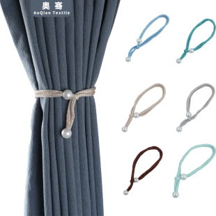 In stock Oriental Pearl Curtain strap creative light luxury curtain strap punch-free installation Curtain accessories accessories
