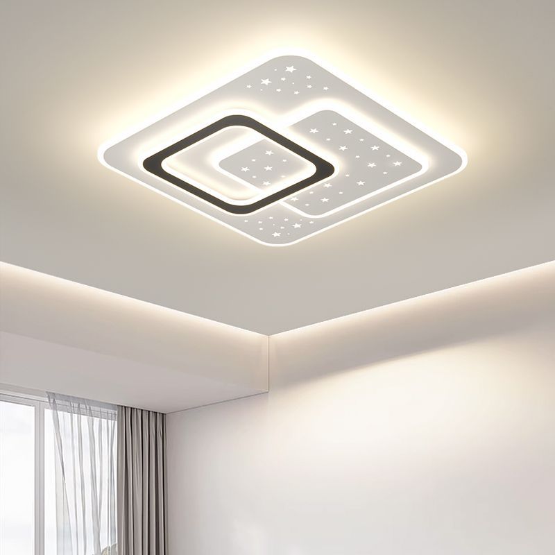 Guangdong Zhongshan lámpara de techo LED dormitorio comedor lámpara de sala de estar atmósfera moderna simple nueva combinación de paquete de toda la casa
