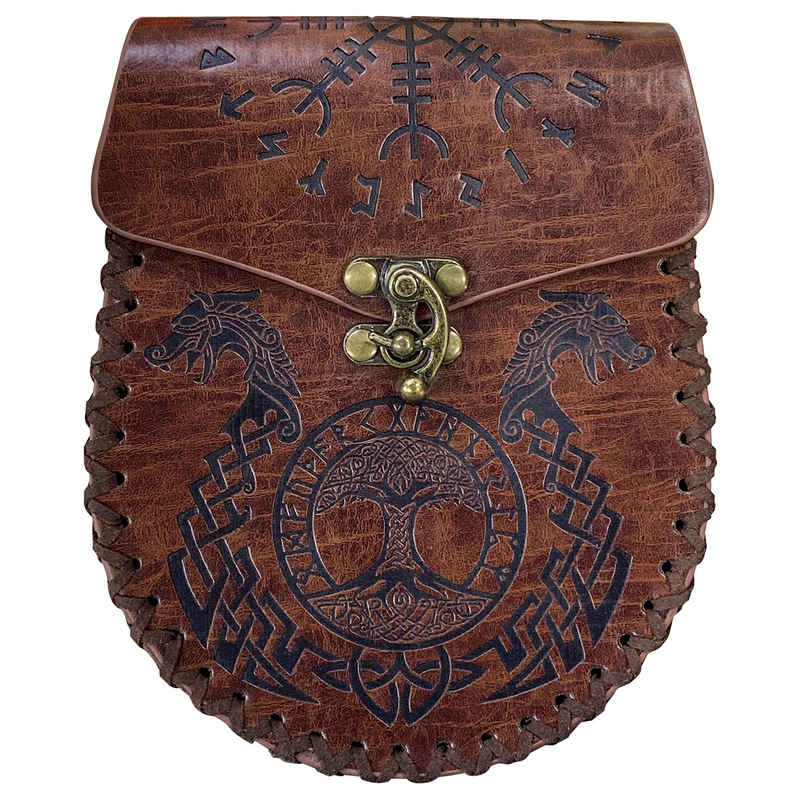 Cross-Border Multi-Platform Hot-Selling Viking Style Medieval Belt Coin Purse Retro Waist Bag