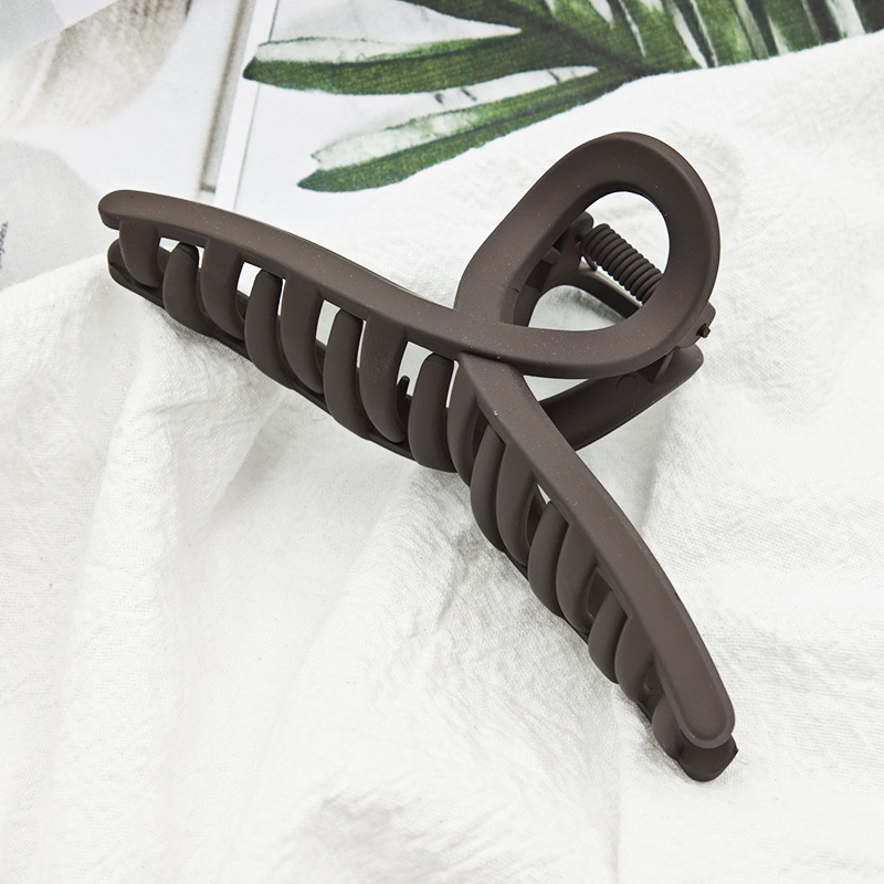 Clip de agarre, volumen de cabello grande, horquilla esmerilada, accesorios para el cabello exquisitos, horquilla de disco, nueva horquilla de tocado, pinza de tiburón femenina al por mayor