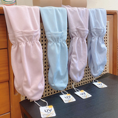 Japanese Ice Sleeve Gloves for Women Summer Driving Sun Protection Sleeves Loose Arm Covers Cycling Ice Silk Large Size Sleeves Wholesale