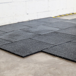 Barbell Rubber Mat Gym Strength Zone Dumbbell Sound Insulation Mat Rubber Floor Fitness Mat Shock Absorbing and Smashing Floor