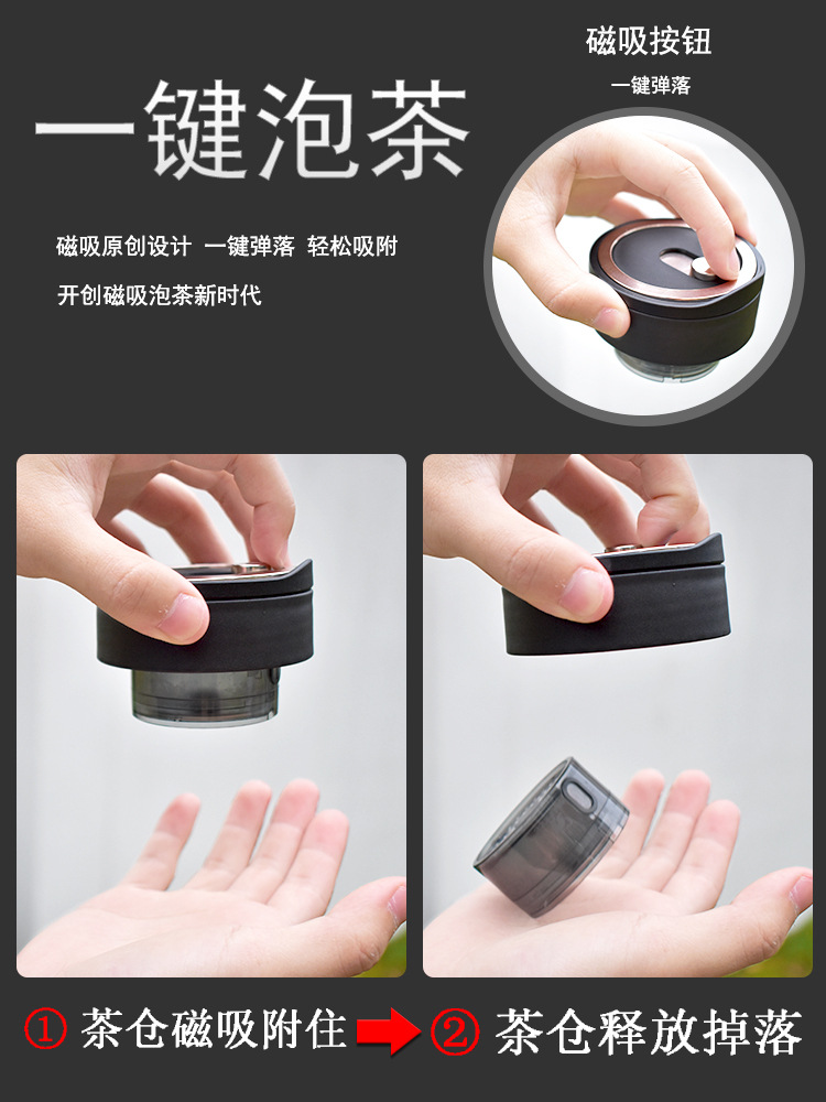 玻璃杯女便攜可愛茶水分離泡茶過濾辦公室男士透明車載水杯子