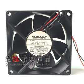 3110KL-05W-B50 全新美蓓亚NMB 8025 24V 0.15A 8厘米变频器风扇