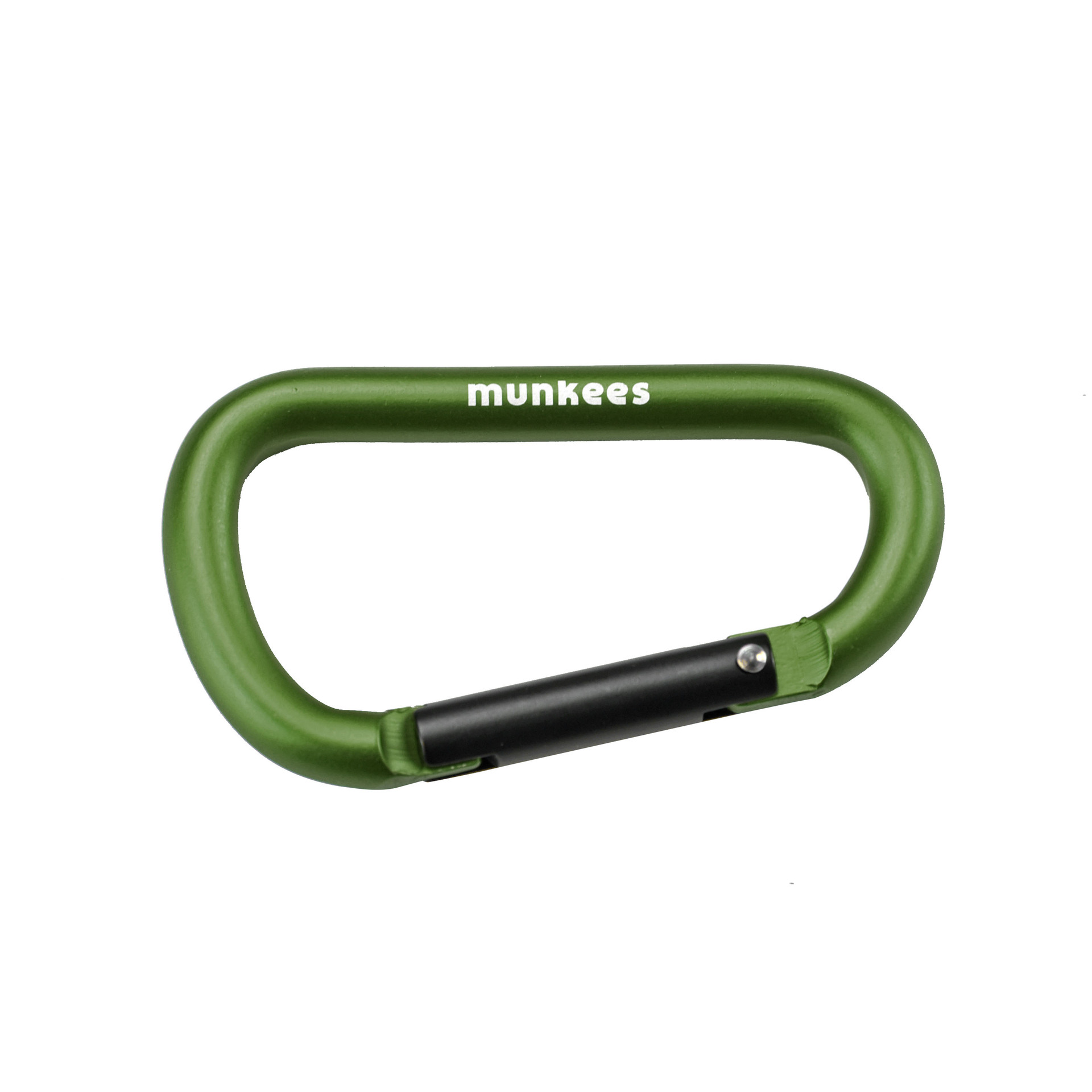 Munkees Carabiner Keychain D-Type Quick Release Buckle Small Lock Buckle Outdoor Buckle Backpack Spring Safety Buckle