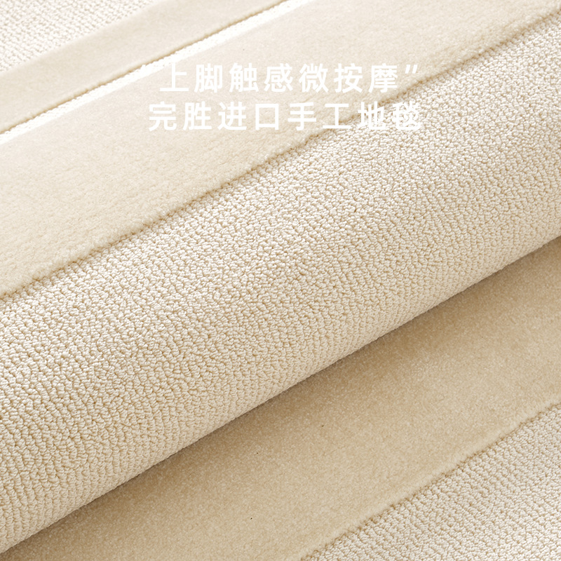 Alfombra hecha a mano para sala de estar, alfombra de fibra ecológica gruesa para mesa de centro, directamente de fábrica, alfombra para dormitorio, cobertura completa de gran área, personalizable.