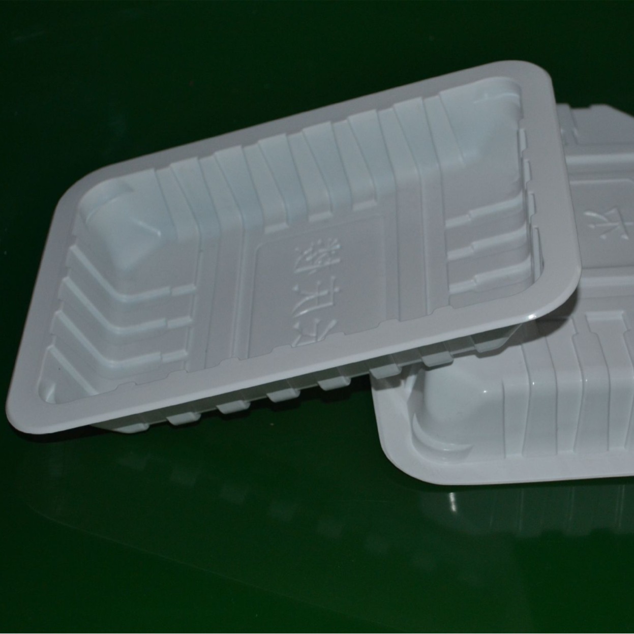 300g克装肉片盒黑色羊肉片盒肥牛卷盒一次性塑料包装盒食品级PP