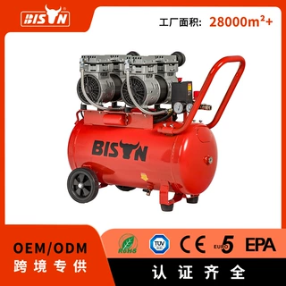Bison无油静音空压机工业级小型空气压缩机大流量220/240V/50HZ