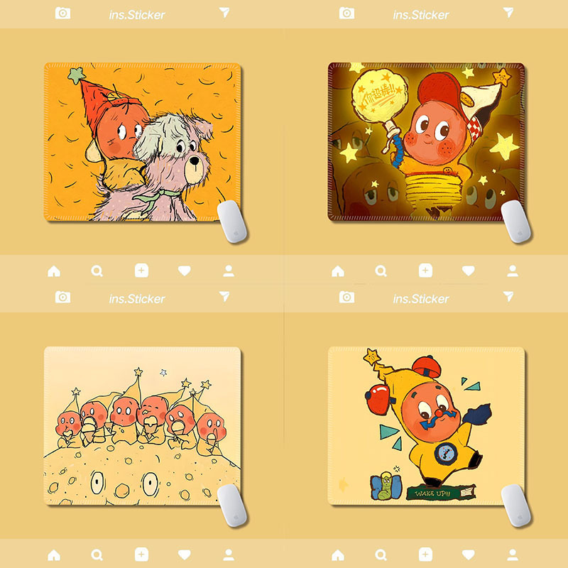 Lucky Star Mouse Mat Laptop Notes Small Cartoon Animation Cute New Computer Desk Keyboard Mat
