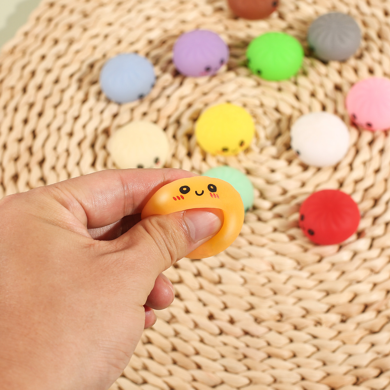 Fidget Squishy misterioso饺os calendario de cuenta atrás caja ciega pellizco Le juguete de alivio de estrés para adultos