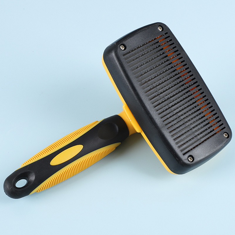 Pein para mascotas, cepillo de depilación para perros, gato, aguja de depilación flotante, pein para perros, limpiador de cabello para perros, suministros para pein para mascotas