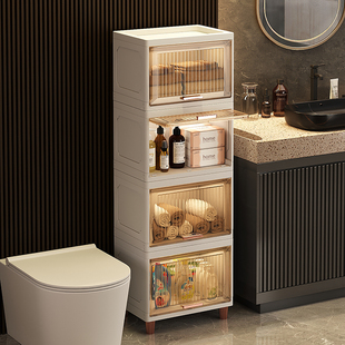 Ft Toilet Rack Storage Rack Floor Bathroom Towel Waterproof Storage Narrow Cabinet Kitchen Gap Plastic Storage