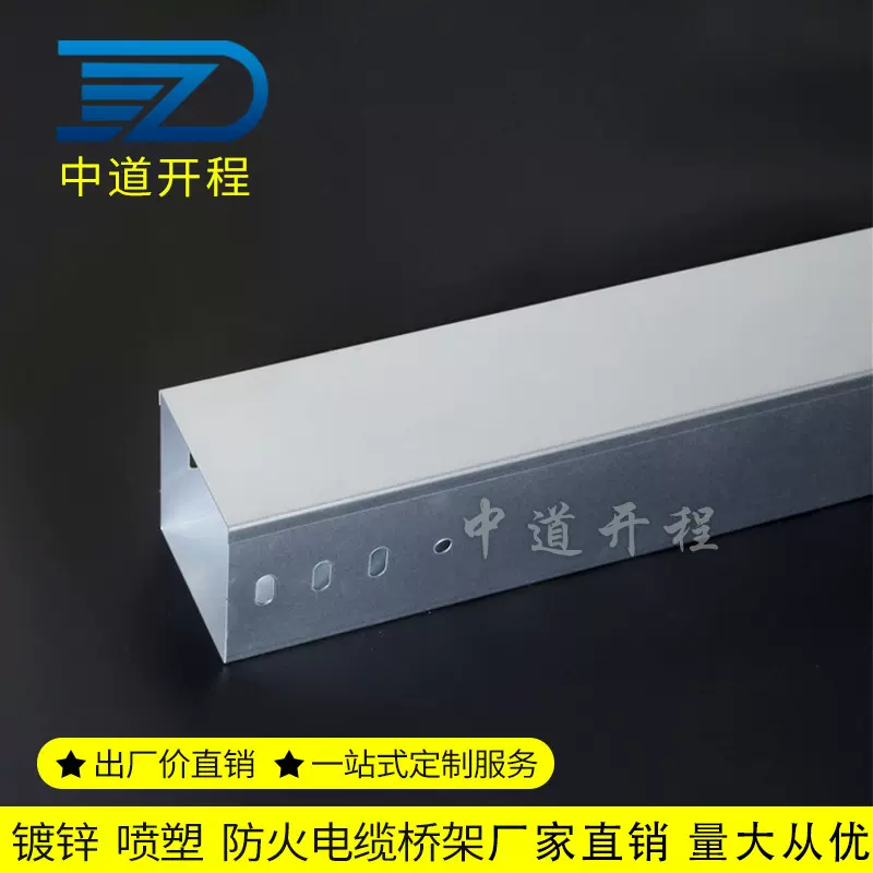 喷塑桥架  槽式梯式托盘式大跨距桥架 厂家供应 200*100  桥架