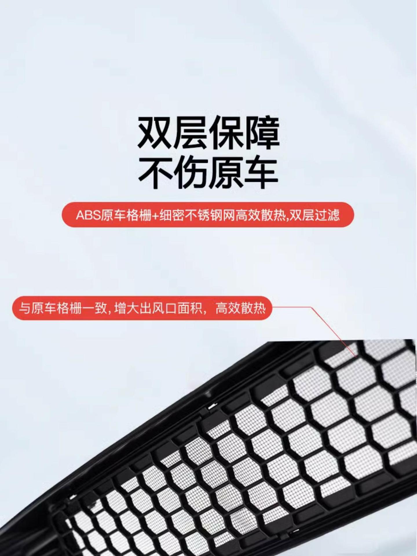 Suitable for the 6-Seater Version of the New Tesla Model Yl/Y/3, Insect-Proof Net for Air Intake, Anti-Foreign Object Mesh Protective Cover