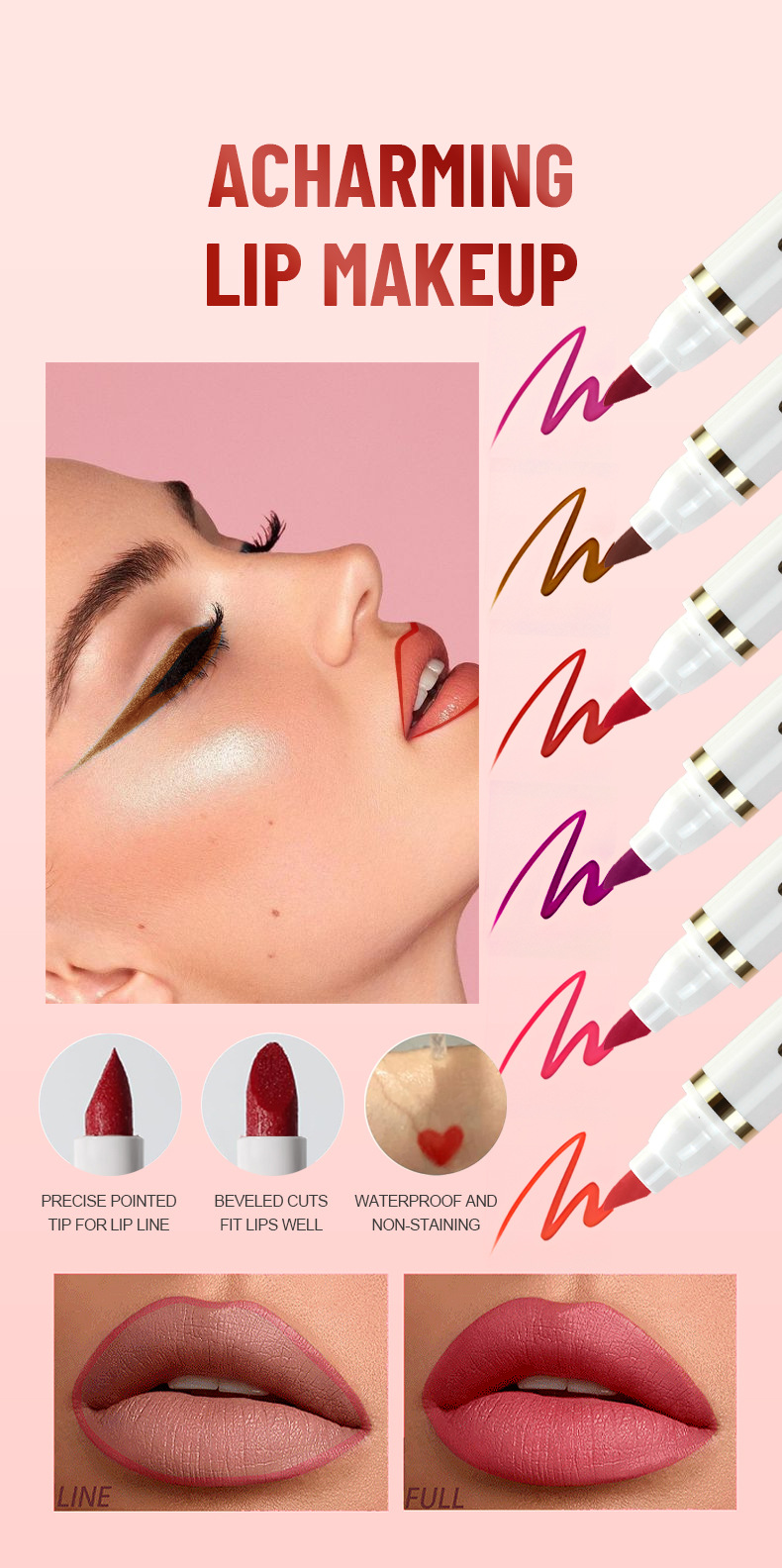 Fit Colors Lip Pencil Set 4