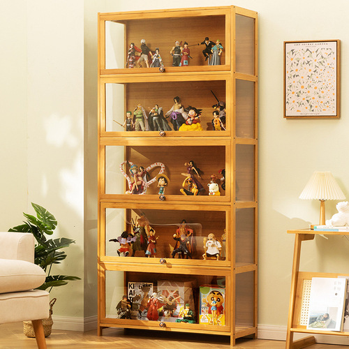 Hand-made display cabinet Lego acrylic display rack display cabinet smoke cabinet non-glass model toy storage shelf