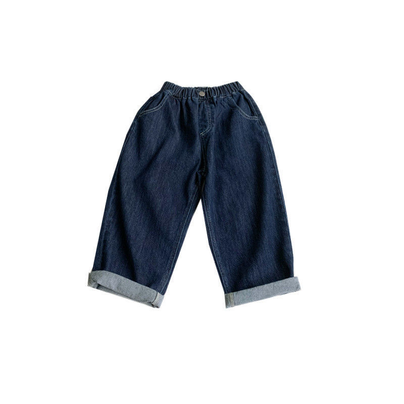 Nuevo estilo de primavera para niños y niñas vaqueros sueltos, pantalones infantiles, pantalones de ropa de moda para niños image 5