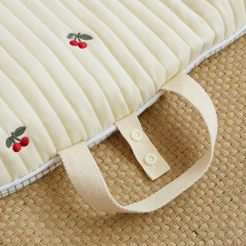 韓国ins赤ちゃん刺繍綿通気昼寝マット折り畳み携帯マットレス赤ちゃん柔らかいマットレス布団|undefined