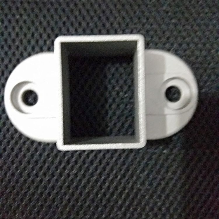 铝合金护栏配件固定座铝艺栏杆围墙直座连接件底座立柱铸铝接头厂