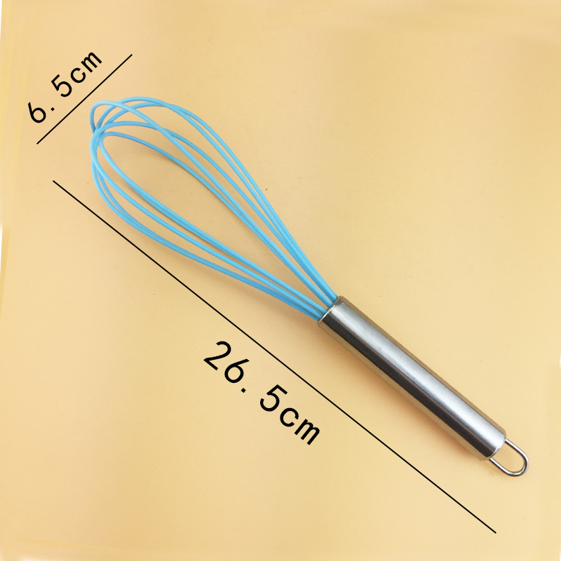 Manueller Schneebesen Aus Edelstahl Und Silikon In Regenbogenoptik_voghion.com